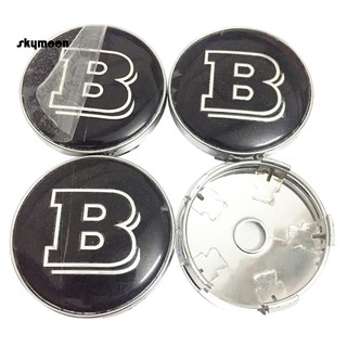 Bộ 4 logo kích thước 60cm dùng trang trí bánh xe Mercedes Benz tiện dụng