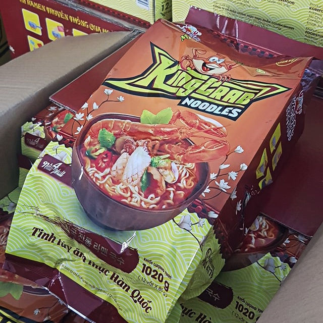 Mì Vắt Ramen Hàn Quốc Sợi To