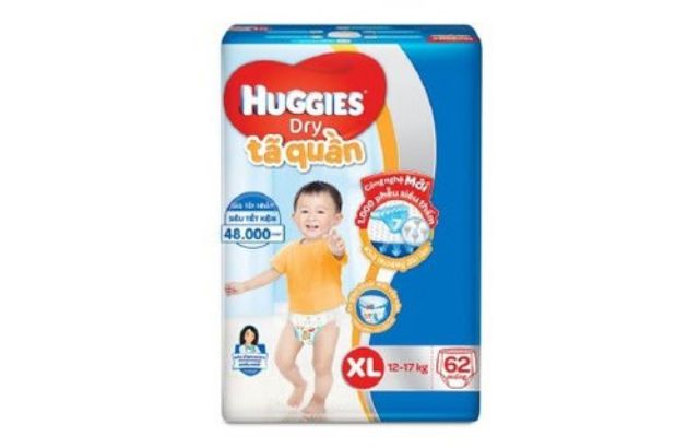 Tã quần Huggies Dry M74 (6-11kg)