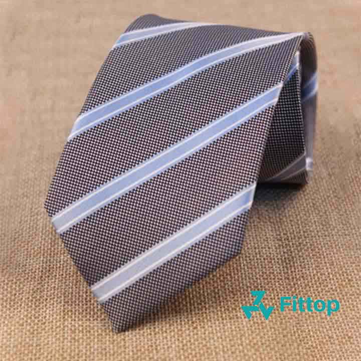 Cavat Nam Sọc Thời Trang Xu Hướng Trẻ Trung  7cm FITTOP CAVAT-165