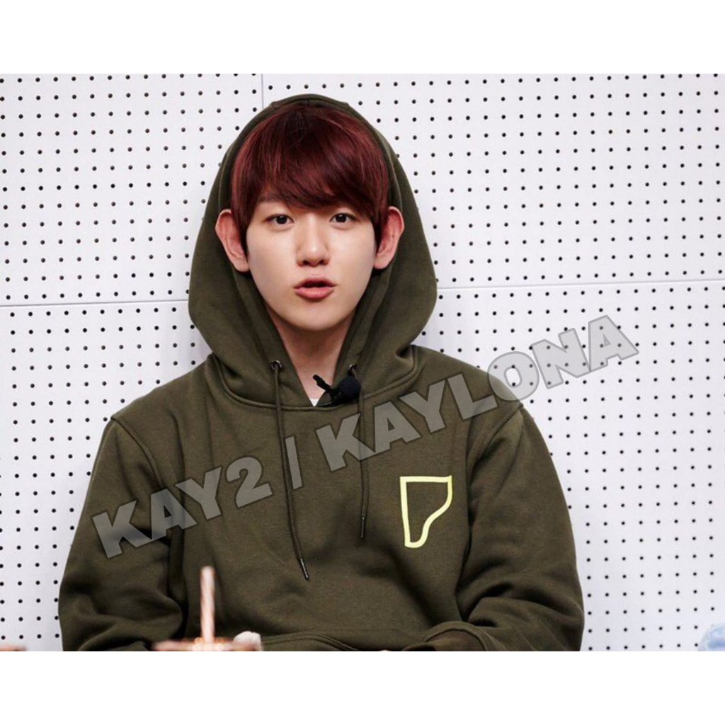 Áo Hoodie 9 Màu Phong Cách Hàn Quốc Exo Baekhyun M-Xxl