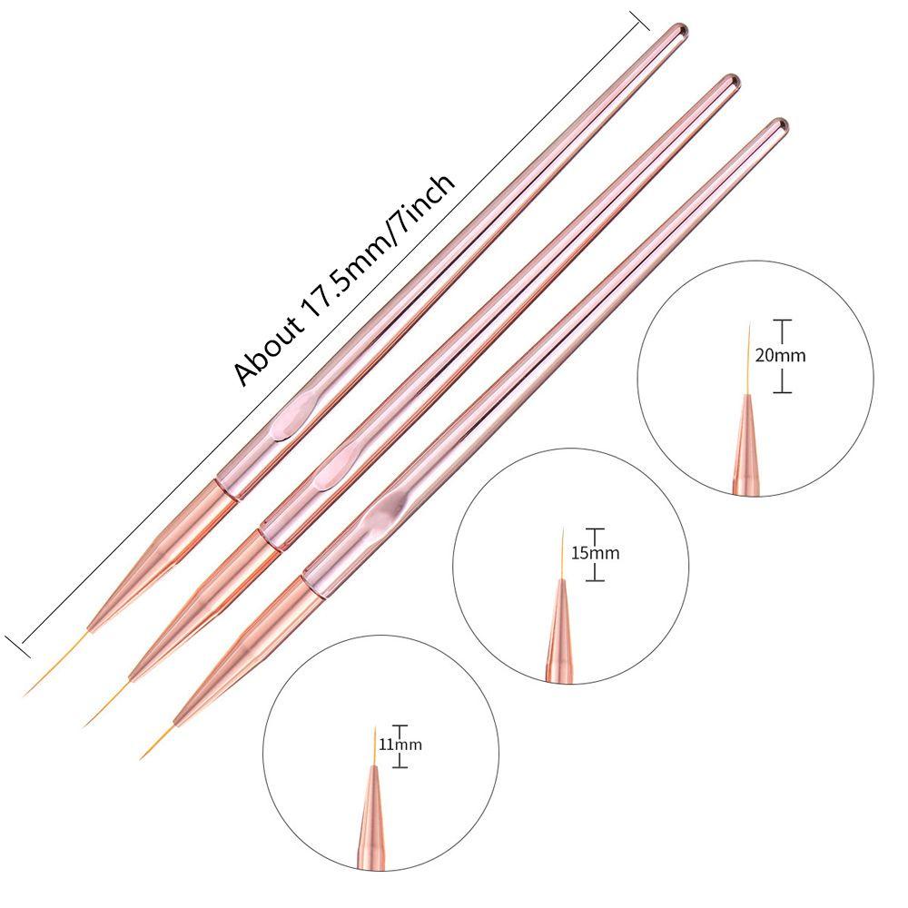 Bút Vẽ Trang Trí Móng Nghệ Thuật Chuyên Nghiệp 11 / 15 / 20mm