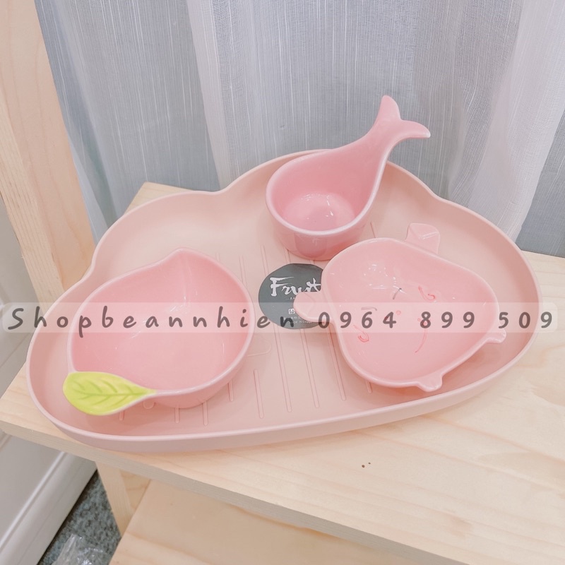 Bát chén sứ ăn dặm cho bé