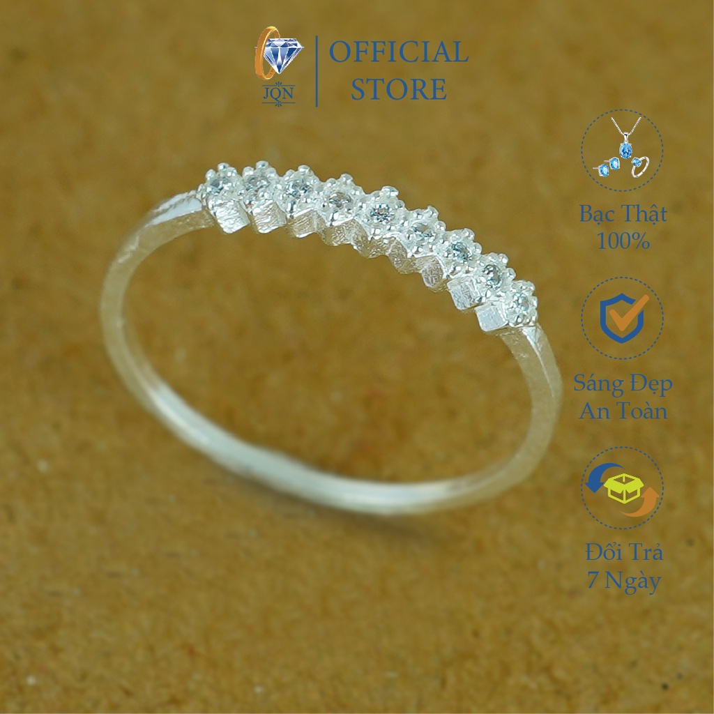 Nhẫn Bạc Nữ Giá Rẻ JQN Mẫu Mới Xinh N91
