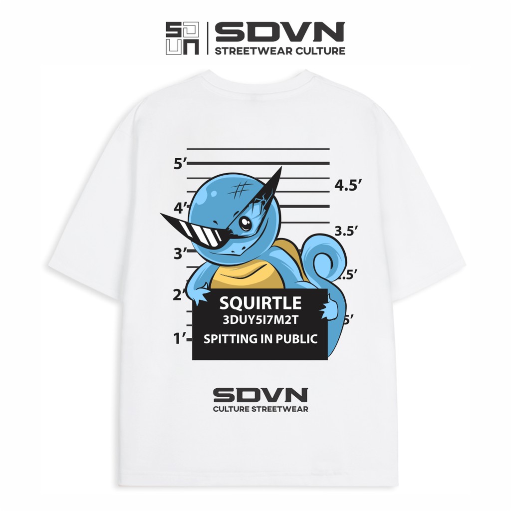 Áo Thun Unisex Nam Nữ SDVN Squirtle
