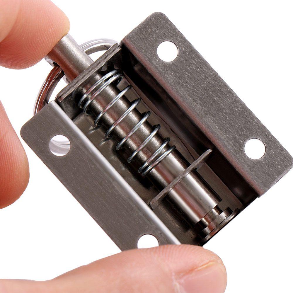 Bu Lông Cửa Dài 3 Inch Bằng Thép Không Gỉ Có Nút Cài Tiện Dụng