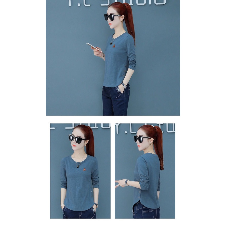 Áo Thun Tay Dài Plus Size Cho Nữ