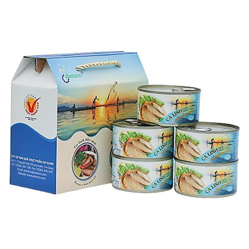 [DATE 28/01/24] Cá Linh Kho Mía 210g Đặc Sản Antesco