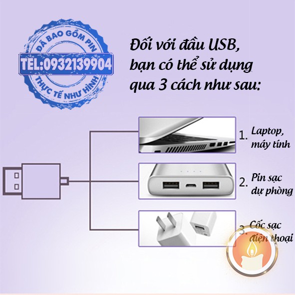 Đèn led neon trang trí [KÈM SẴN PIN + CÓ ĐẦU USB]