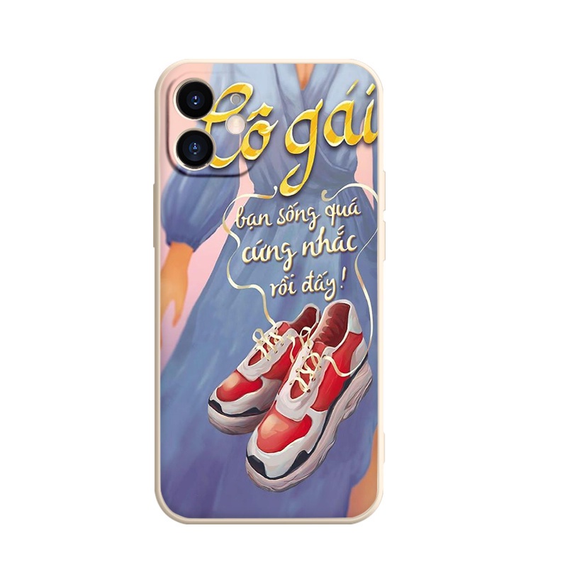 Ốp lưng Iphone ốp cô gái với châm ngôn sống từ ip 13promax 11 promax 12 pro max 6 6plus 7 plus 8 x xr xsmax
