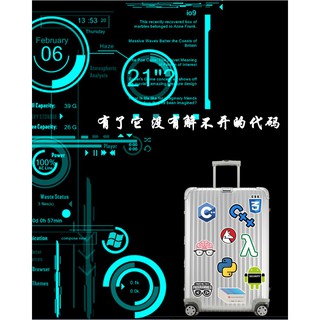 50pcs Multifunctional Waterproof Decorative Stickers