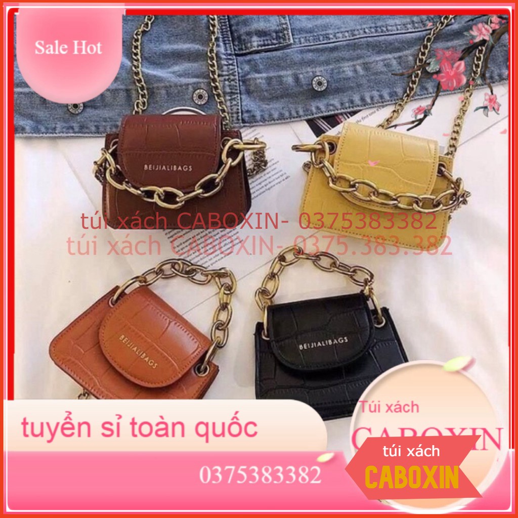 Túi xách mini phối xích -CABOXIN tuyển sỉ toàn quốc