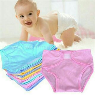 Quần dán bỉm cotton màu