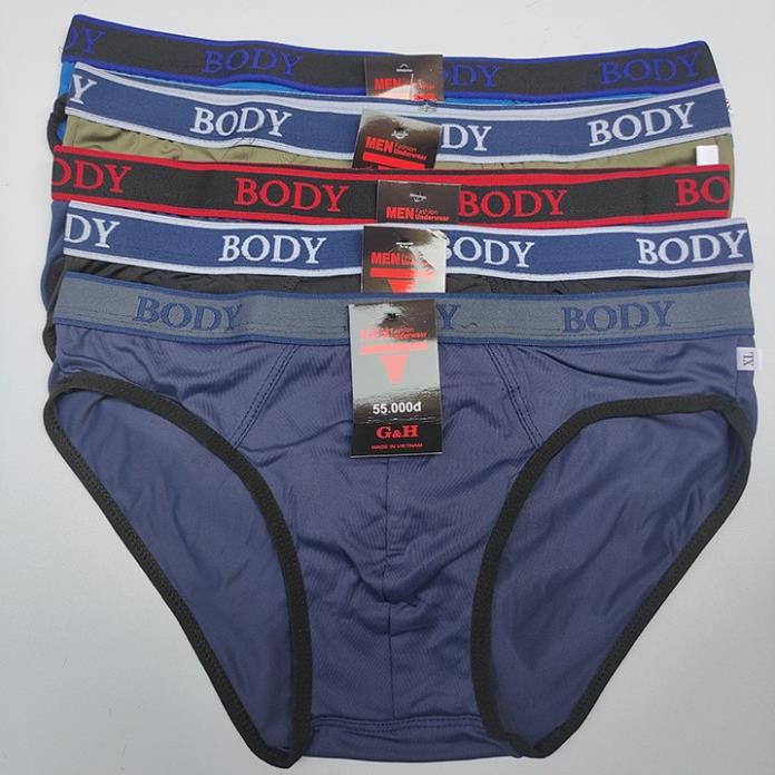 BÁN LẺ GIÁ SỈCombo 5 Quần Xịp Nam Body Sịp Cao Cấp Chất Coton Thoáng Mát, Thoải Mái Vận Động, Màu Sắc Nam Tính