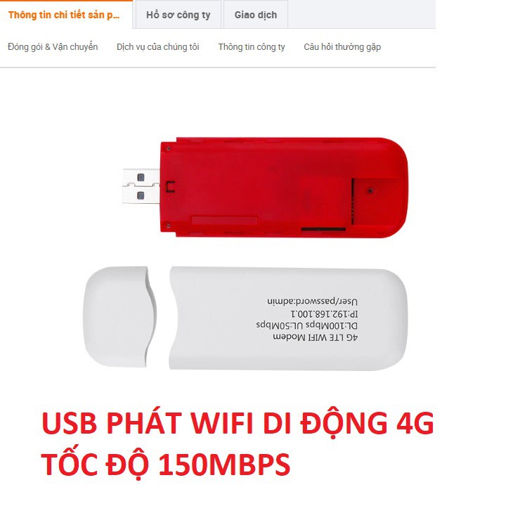 [MỚI] USB PHÁT WIFI 4G LTE DONGLE chính hãng, với giá rẻ nhất trên thị trường hiện nay