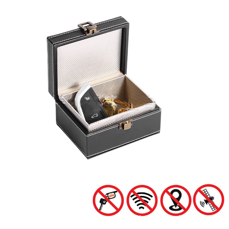 Hộp Đựng Chìa Khóa Xe Hơi Bằng Da PU Chống Trộm