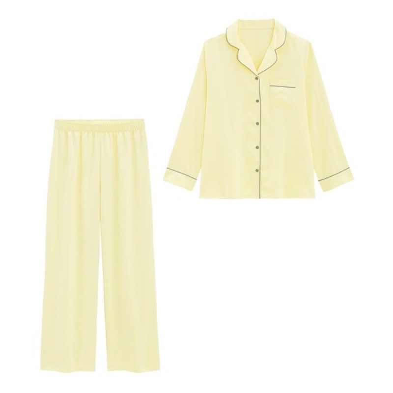 Bộ quần áo dài pyjama nữ dễ thương của GU - Nhật Bản