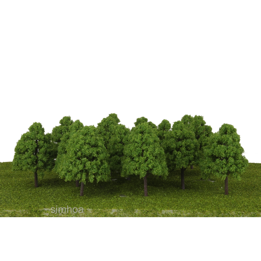 Set 25 Mô Hình Cây Thông Trang Trí Phong Cảnh Tỉ Lệ 1 / 150