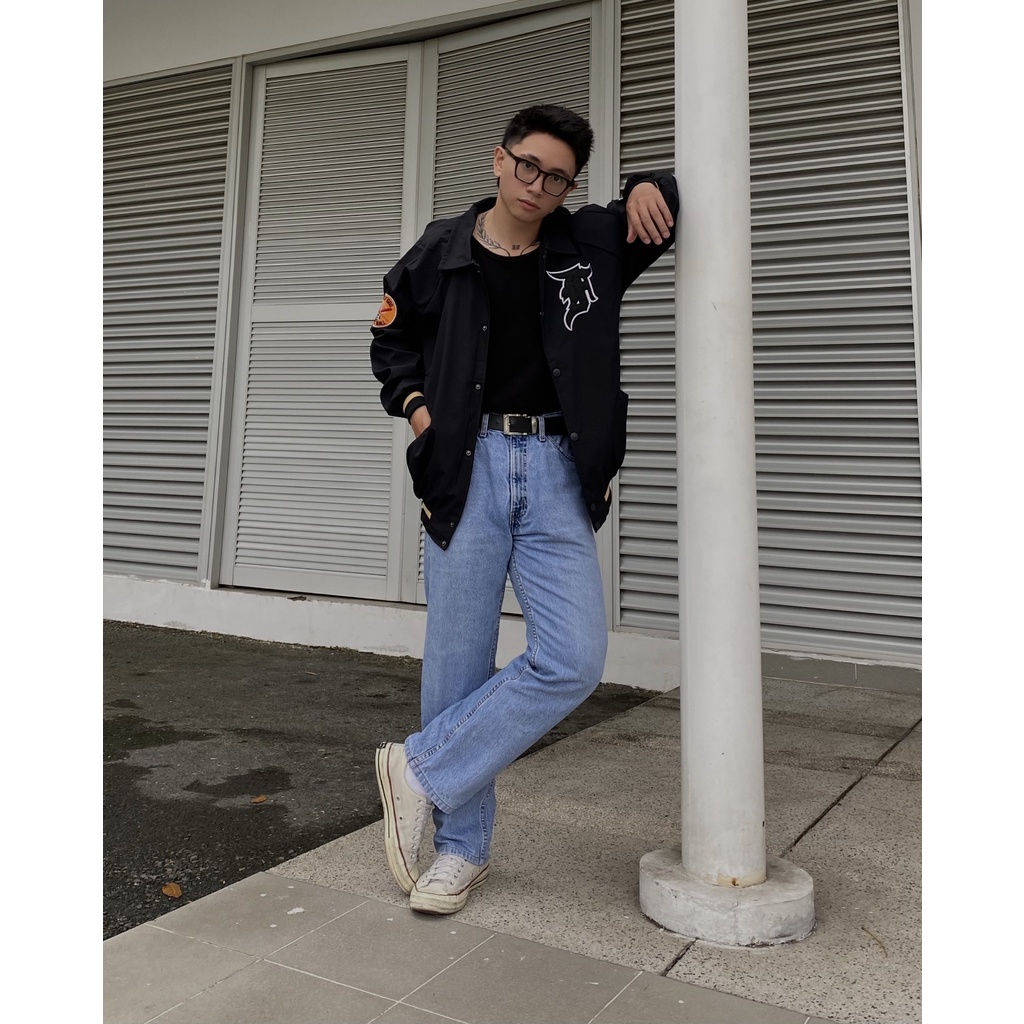 Áo Khoác Bomber fear of god Satin MANUEL Áo jacket varsity FOG Satin chất dù 2 lớp dành cho nam nữ Kun Shop