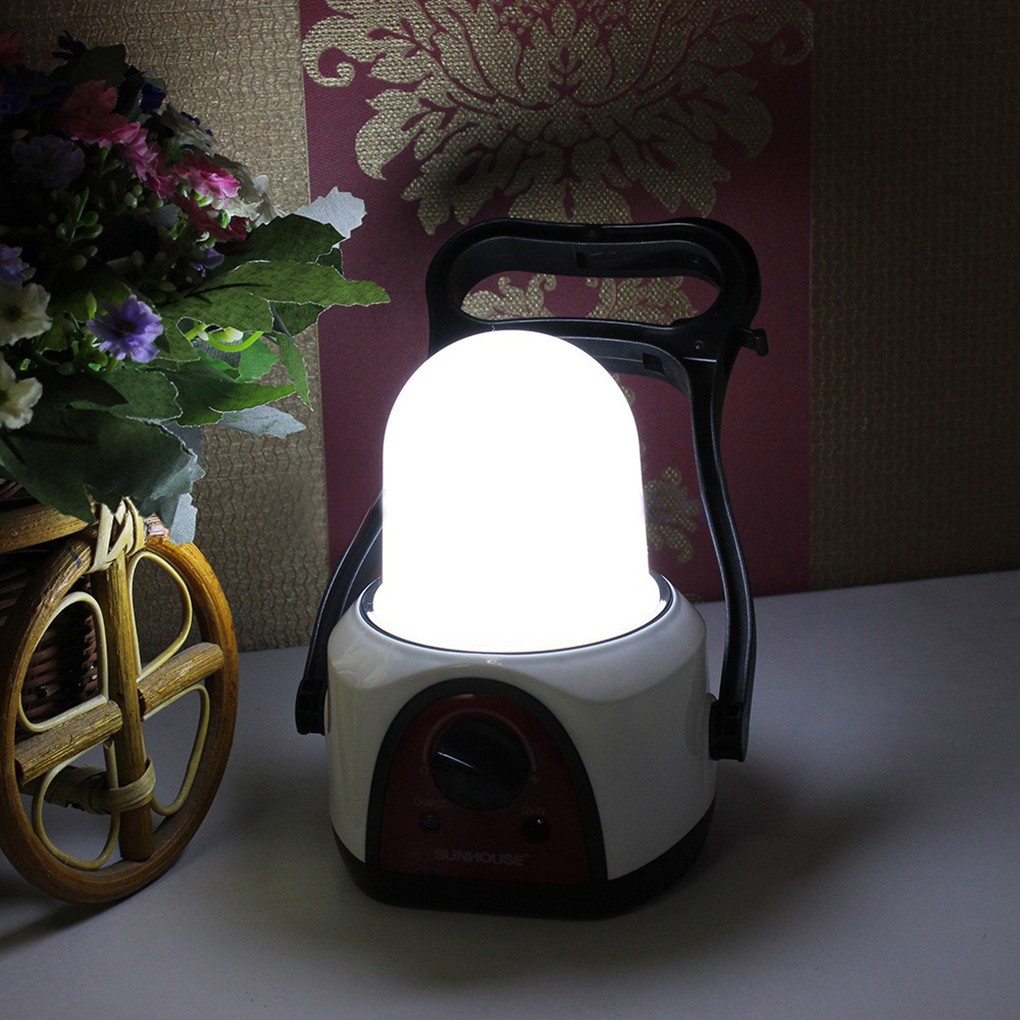 Đèn sạc điện [ DÙNG 60H ] 360 độ SUNHOUSE SHE-6848LA