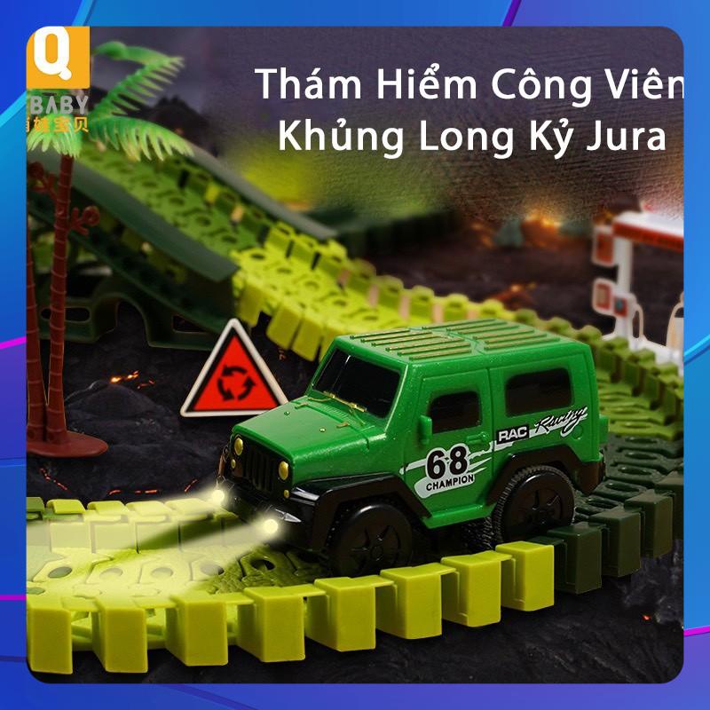 Công viên Khủng Long kỷ jura đồ chơi lắp ghép Free ship