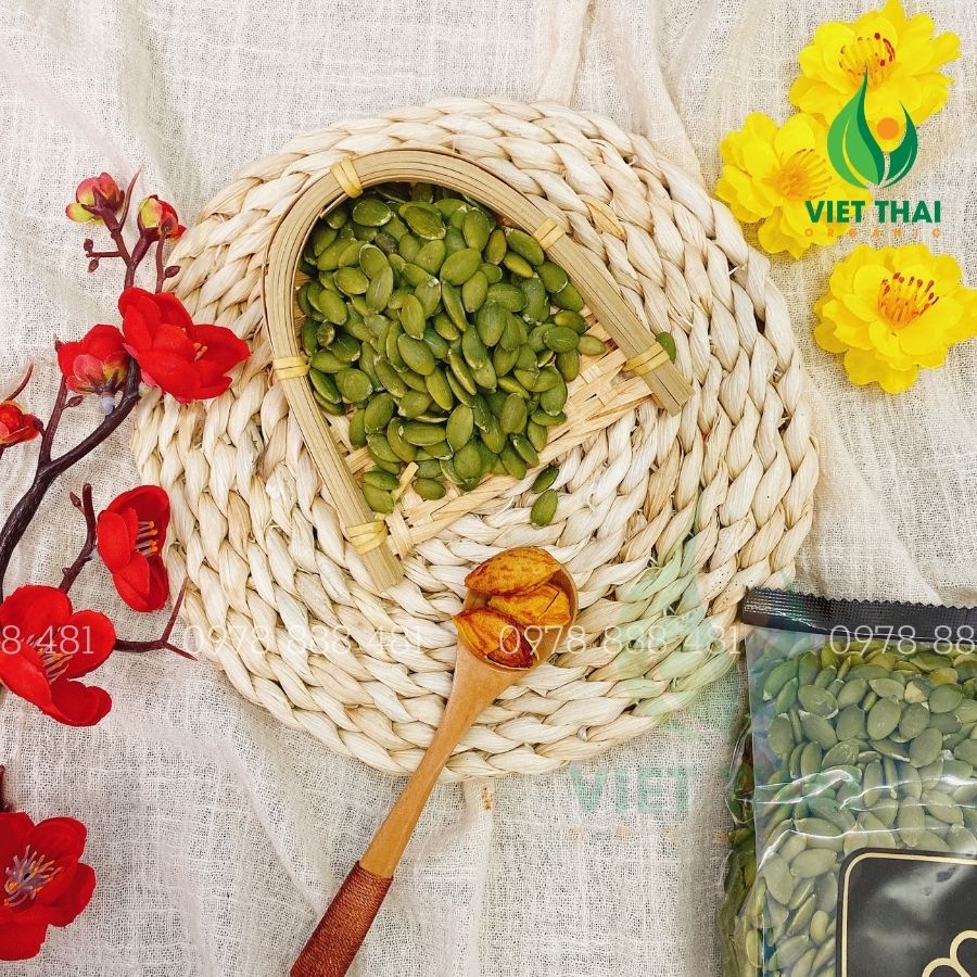 Hạt bí xanh Mourad's Úc ( 500Gr ) Hàng Chuẩn Nhất hạt béo giòn loại 1 siêu ngon
