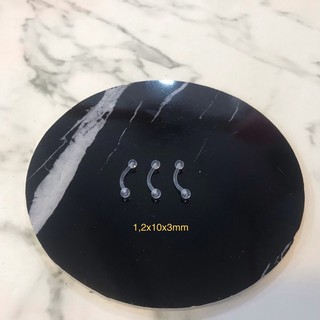 KHUYÊN TRONG SUỐT SILICON GIẤU LỖ TAI - Mã số 512