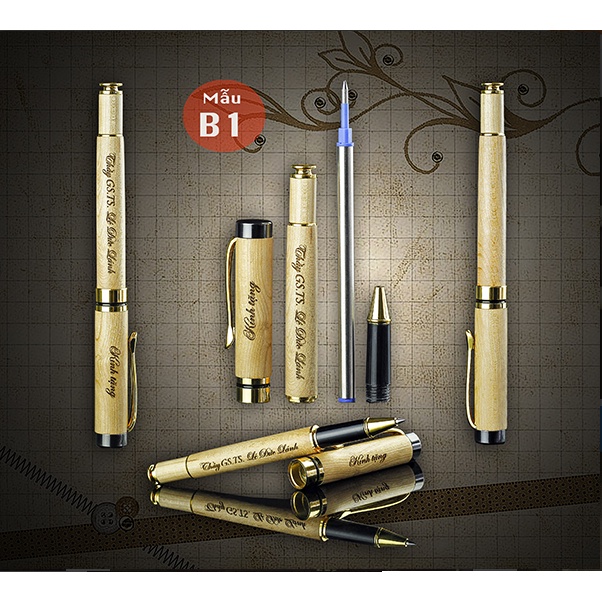 Ruột Bút Dành Cho Bút Nắp Rời - Ngòi Nhỏ 0.5mm Ruột Bút Gỗ Và Kim Loại