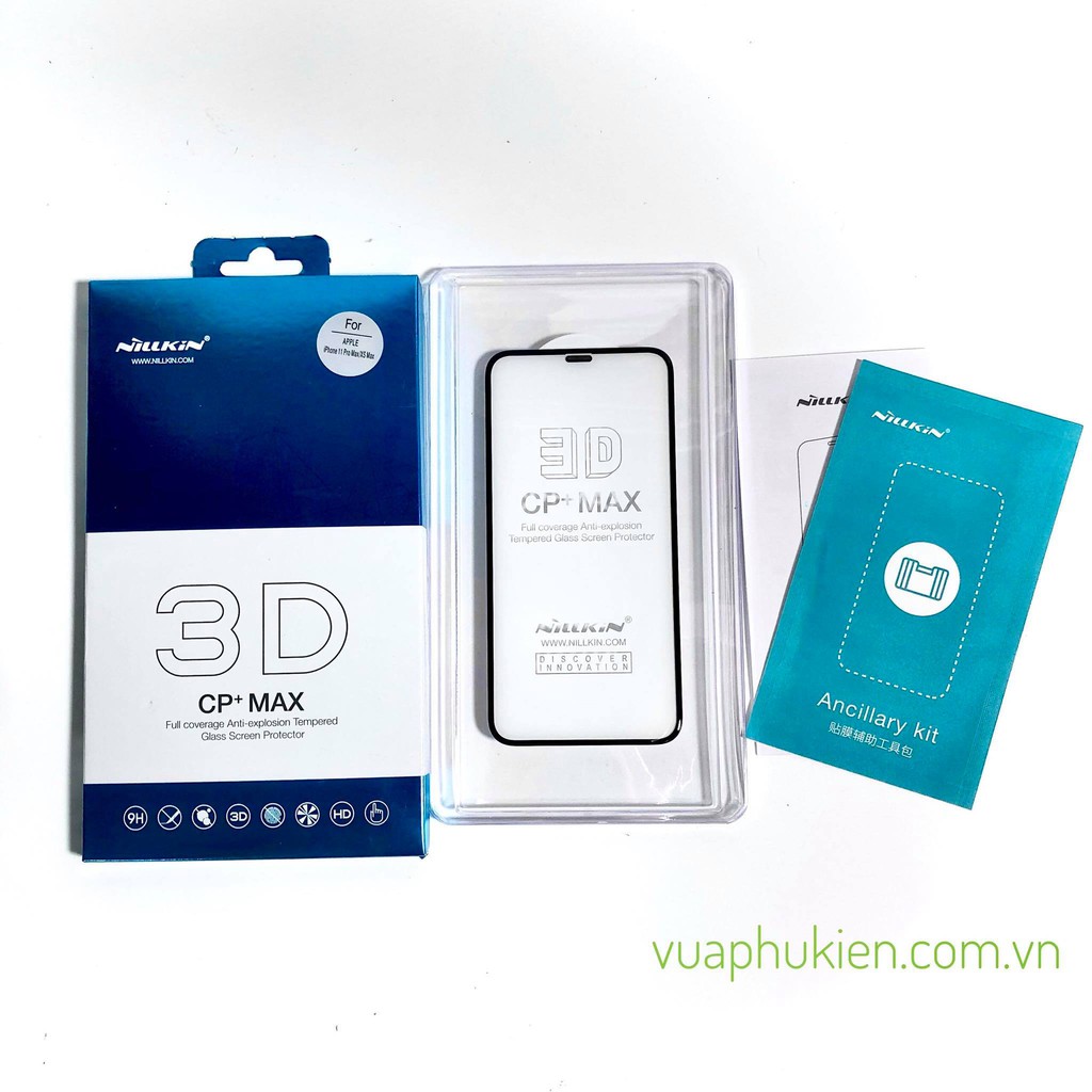 Kính cường lực Nillkin CP+Max cho iPhone 12/13 Mini/12 Pro/14 Pro Max, IP 11 Pro Max, iPhone X/Xs/Xr/Xs Max full màn