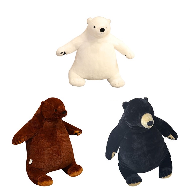 Gấu Teddy Nhồi Bông 60cm Mềm Mại Thân Thiện Với Da Thích Hợp Cho Người Lớn Và Trẻ Em Dịp Halloween