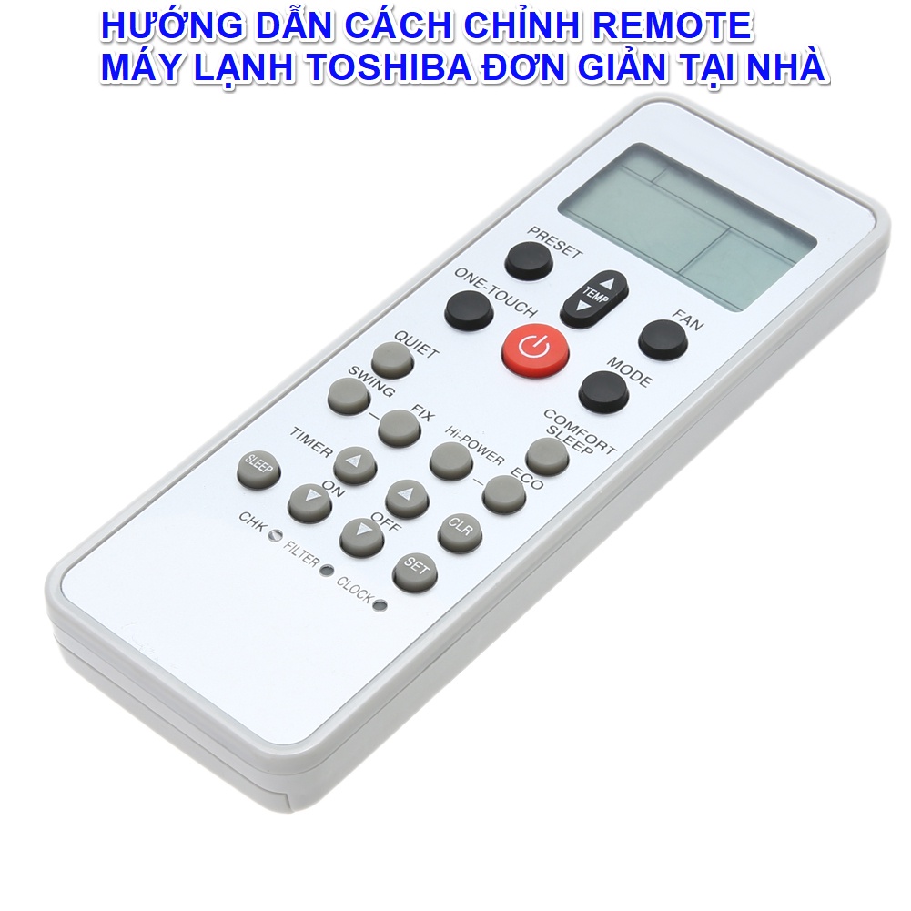 REMOTE MÁY LẠNH TOSHIBA WC-L03SE (XÁM-KHÔNG NẮP) - ĐIỀU KHIỂN ĐIỀU HÒA TOSHIBA WC-L03SE (XÁM-KHÔNG NẮP)