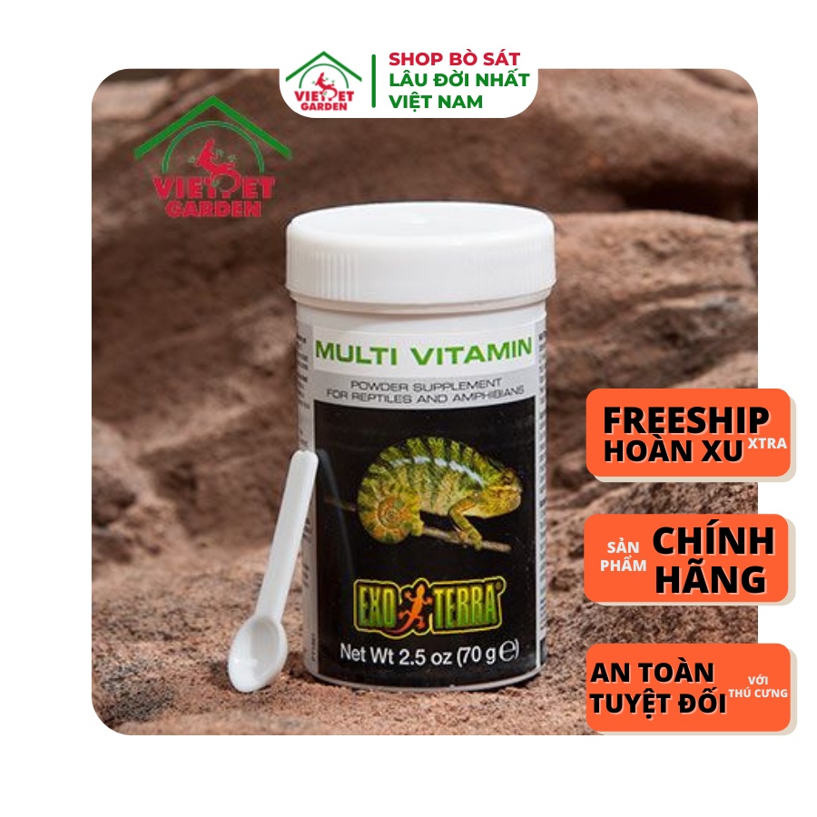 Exo Terra Multi Vitamin dành cho bò sát | Vietpetgarden