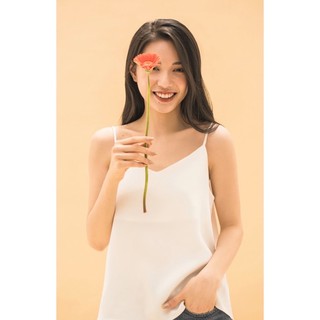 Áo dây cổ tim form rộng Basic