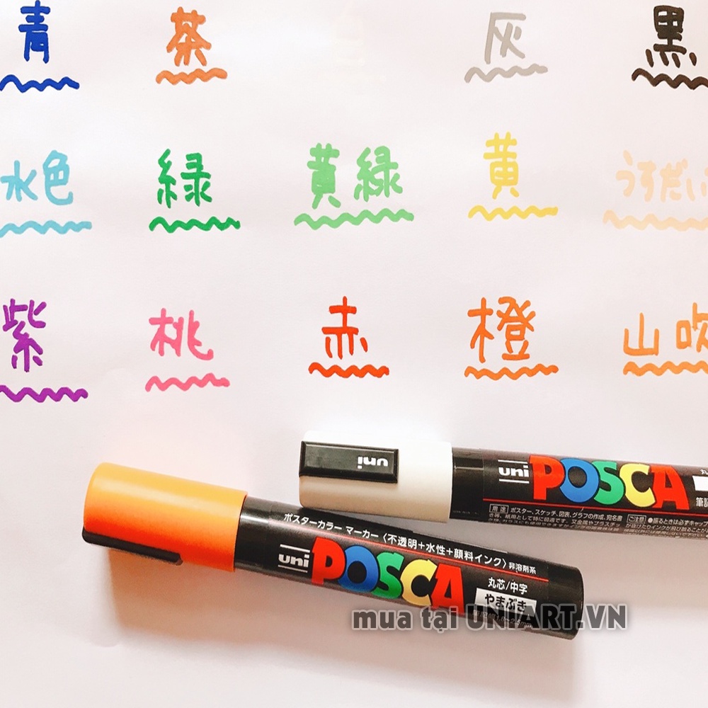 Bút vẽ Uniball POSCA Paint PC-1M-3M-5M