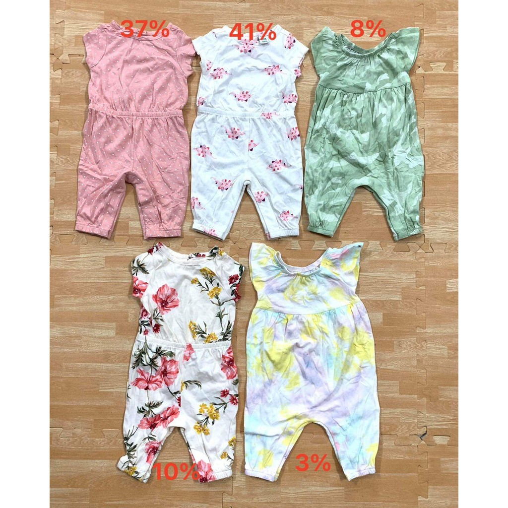 🔆 JUMPSUIT 2 DÂY OLD.NA.VY bé gái, siêu cưng 0-12M