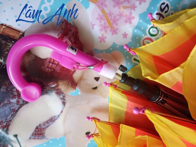 Ô Dù Trẻ Em Cầu Vòng 7 Màu