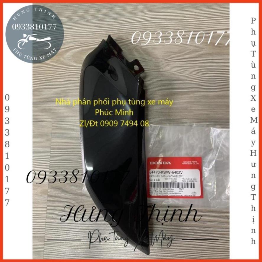 Cánh yếm dưới phải hãng dành cho xe Wave RS 2013, Wave S110 2013