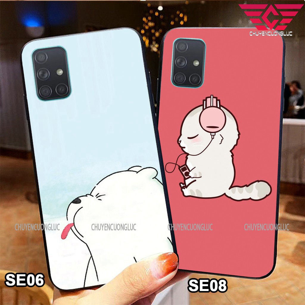 [HOT] ỐP LƯNG SAMSUNG A02S - A21S - A70 - IN HÌNH CUTE SE02