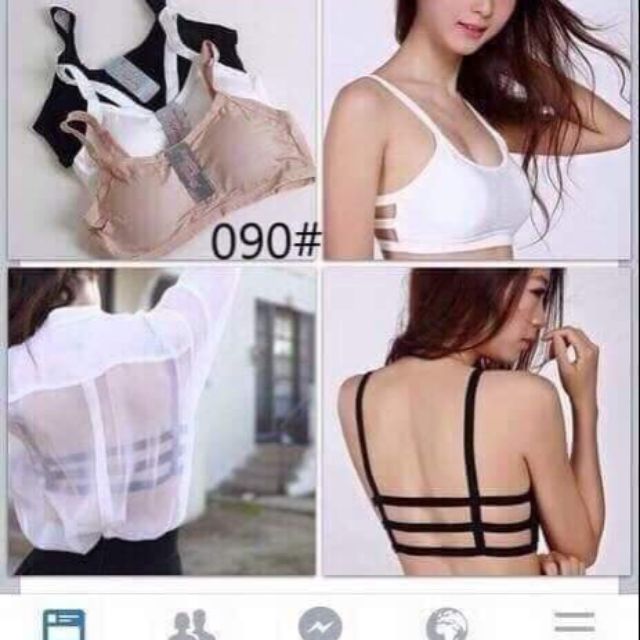 Áo bra 3 dây màu ib