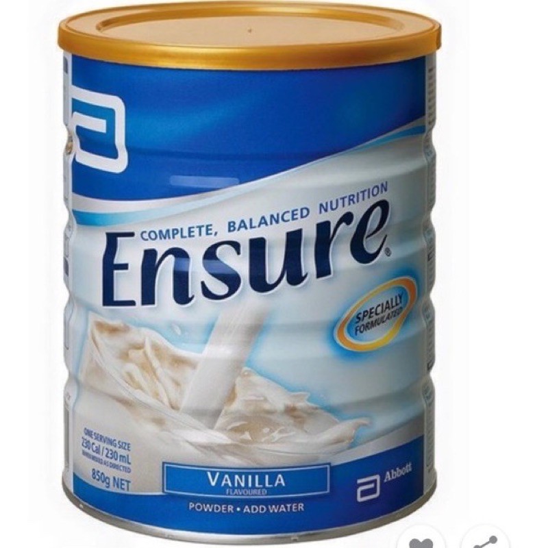 Sữa bột ENSURE úc cho người lớn hộp 850g