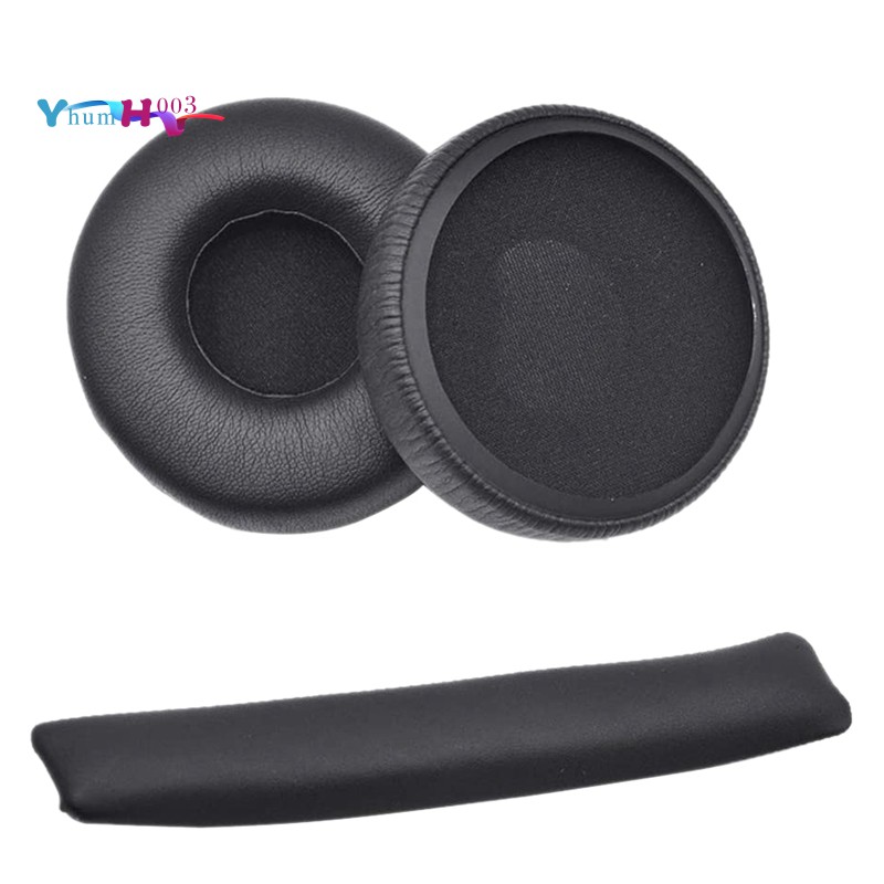 Earpads Cushion Cover Leather Headband Replacement Head Beam for JBL Synchros E40BT E40 Bluetooth Headphones 1 Set