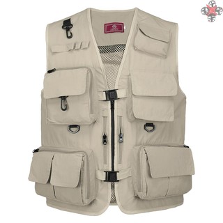 Áo khoác câu cá nhiều túi tiện dụng