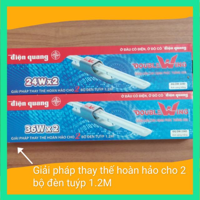 Đèn DOUBLE WING điện quang 24x2W và 36x2W