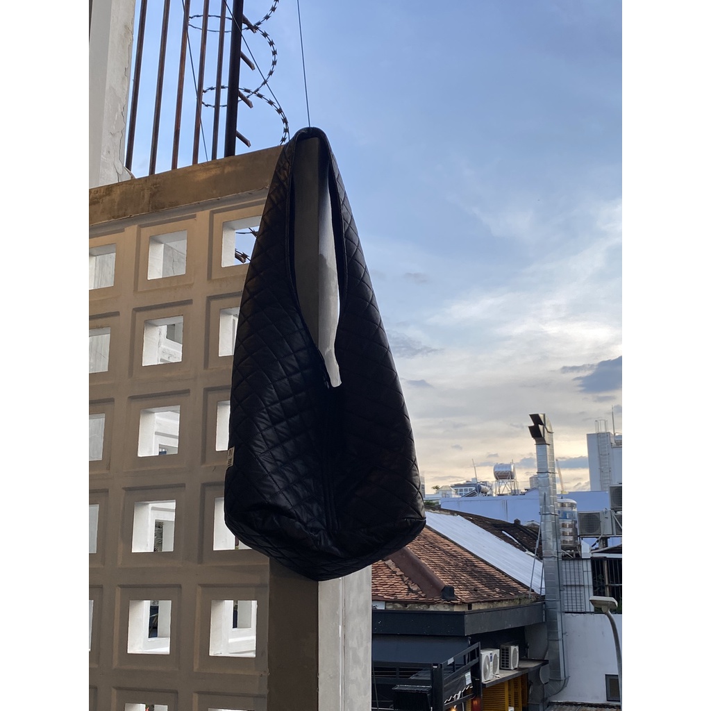 Túi đeo chéo nam nữ vải phao chần bông OM.stu size lớn - THANH THẢO BAG