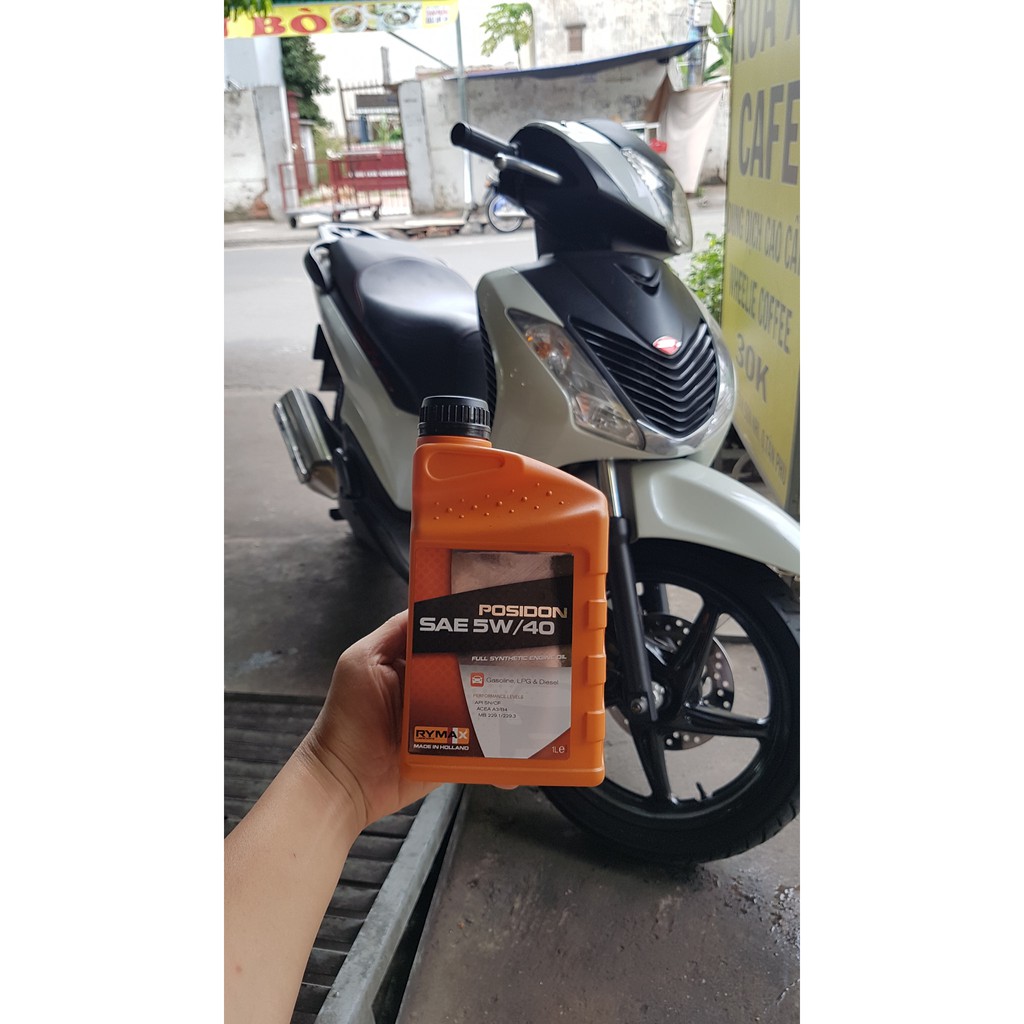 Dầu nhớt xe tay ga Rymax Posidon SAE 5W40 1L