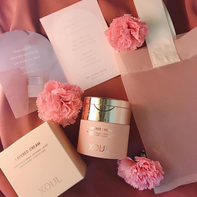 Kem Dưỡng Trắng Căng Bóng 4 Tầng XOUL LAYERED CREAM Hàn Quốc