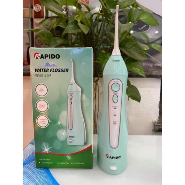 [Rapido RWG150] Máy tăm nước cầm tay Rapido RWB150, Bảo hành chính hãng 12 tháng.