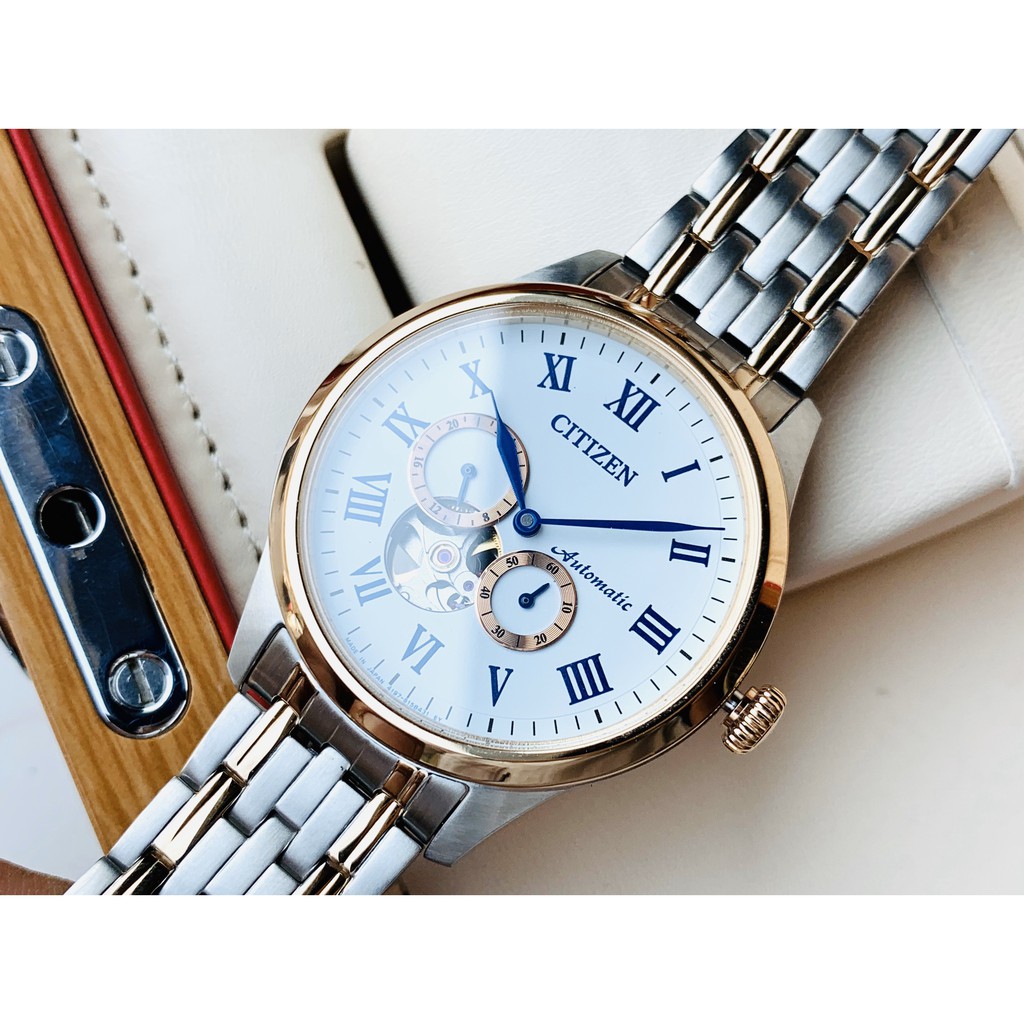 Đồng hồ cặp Citizen Automatic Luxury NP1026 vs NY7005 - Máy Automatic - Kính Sapphire