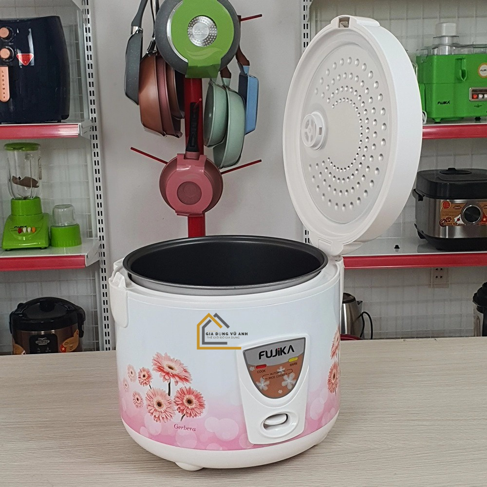 Nồi cơm điện đa năng , nồi cơm điện FUJIKA lắp gài thông minh chống dính hàng chính hãng bảo hành 12 tháng