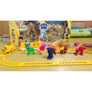Đồ chơi tầu hỏa- biệt đội chó cứu hộ- đồ chơi trẻ em